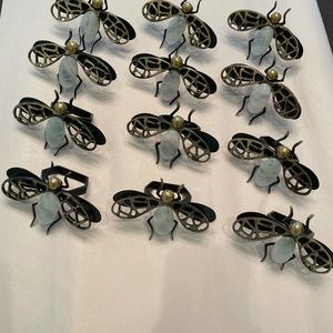 Kim Seybert Fly Away Napkin Rings set of 12